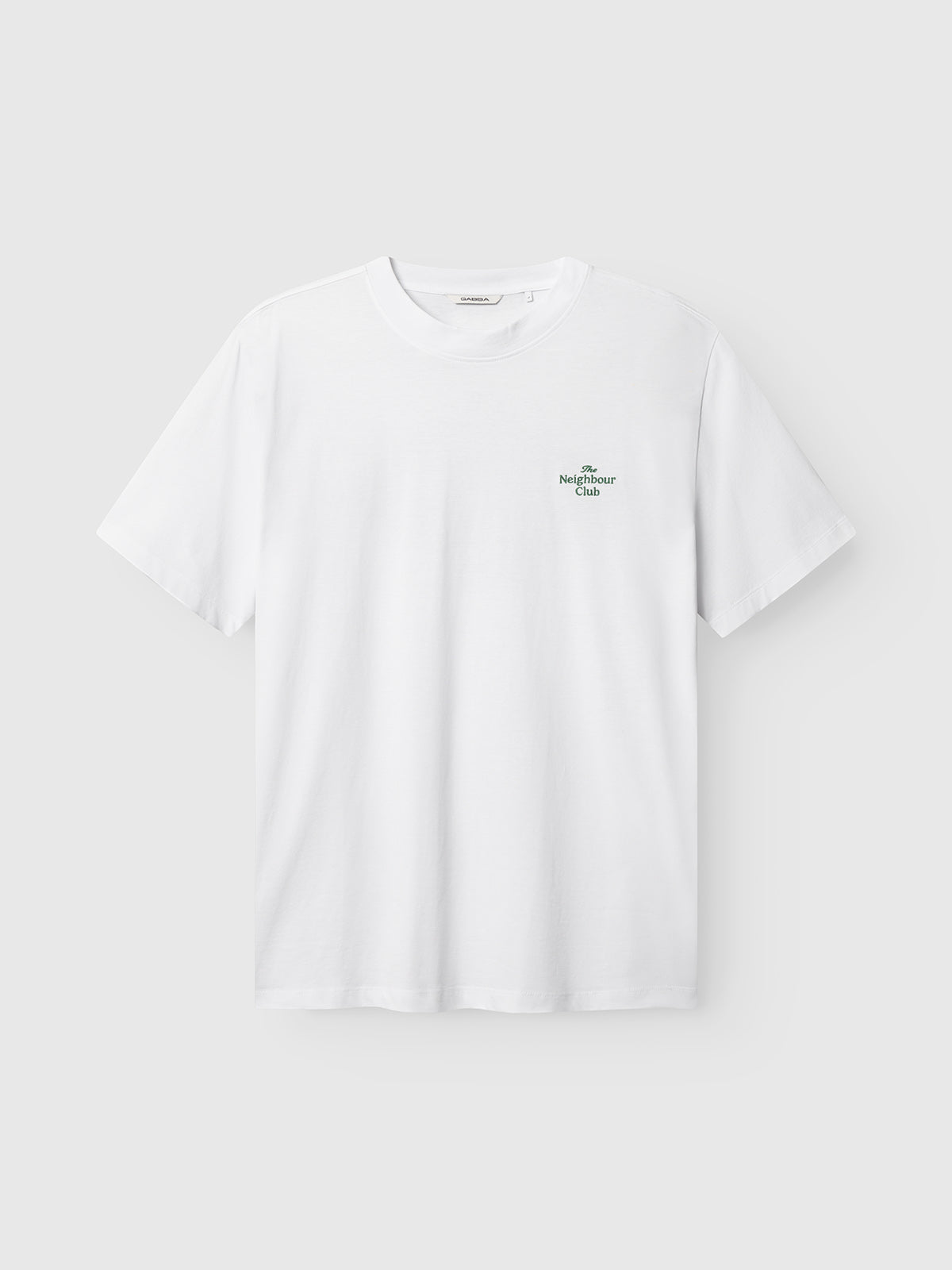 GABnigel Boxy NBH SS T-shirt GOTS - White – Gabba