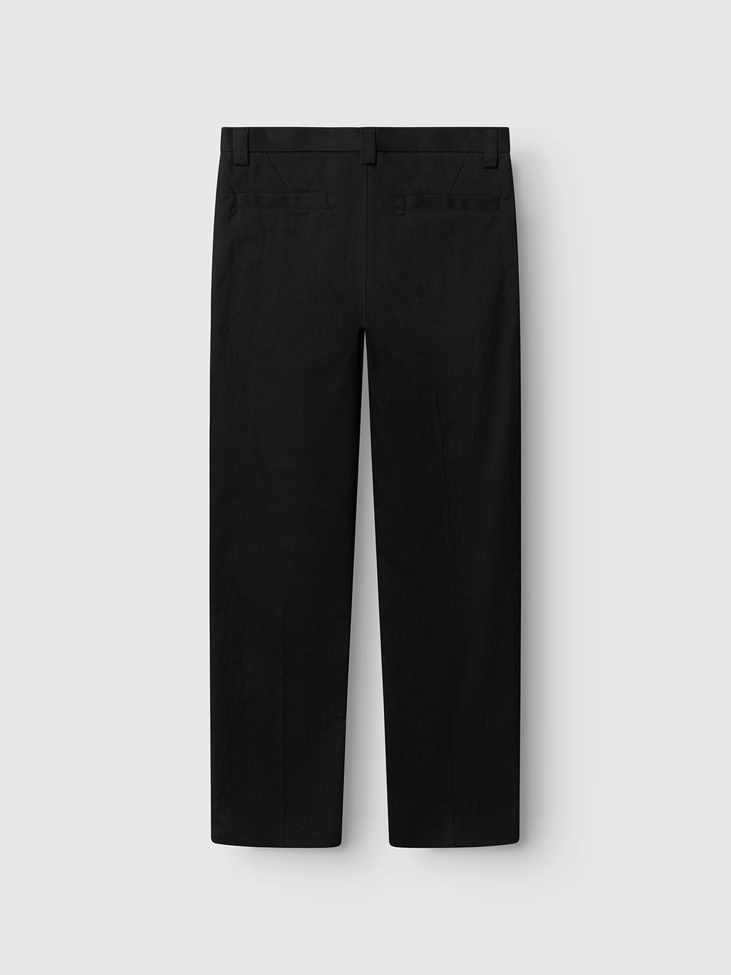 The Gabba GABdenver Fuggies Pant in black is shown flat on a light gray background, revealing the back view with belt loops and two back pockets.