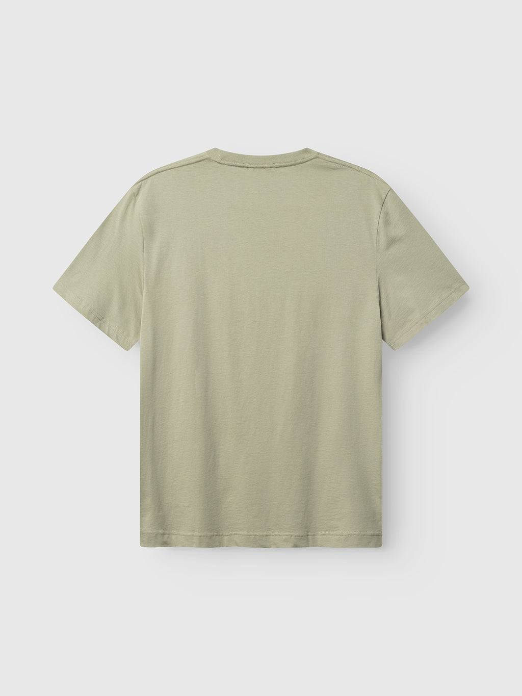 Back view of the Gabba GABdune Element GOTS SS T-Shirt in light green, crafted from GOTS-certified organic cotton and shown against a white background.