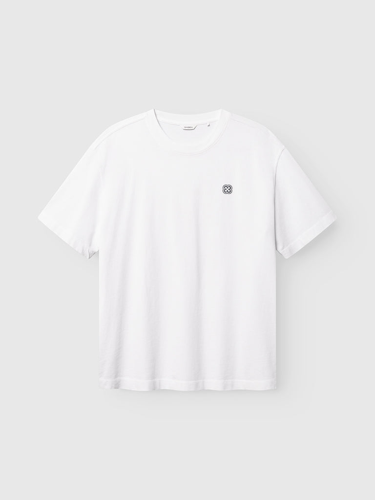 GABlegin Wix Chap Boxy Hour SS T-Shirt - White – Gabba