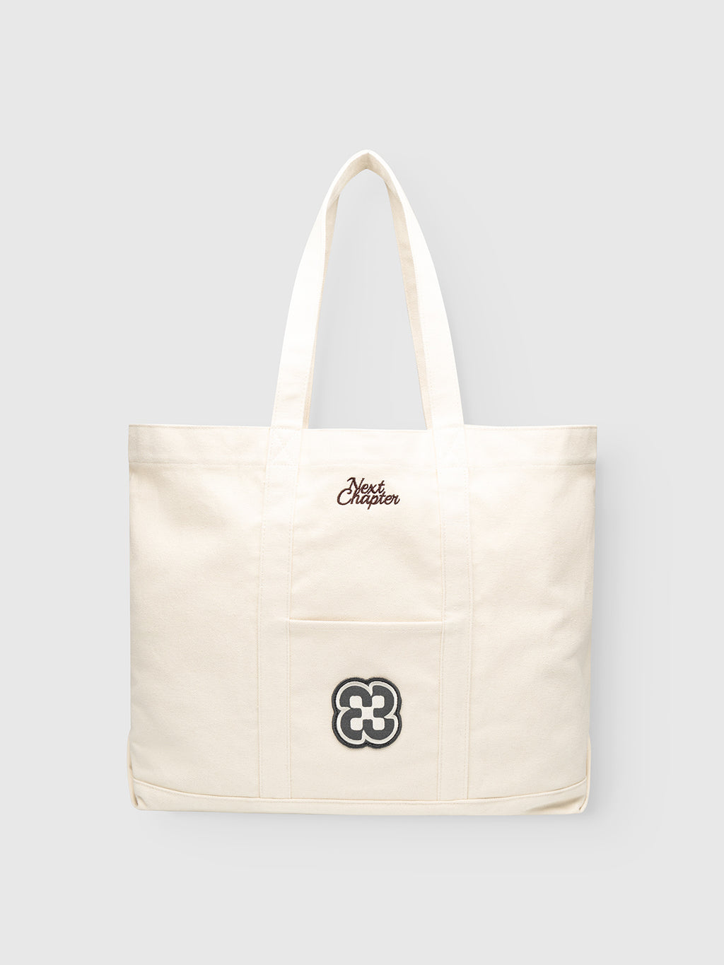 The Gabba GABchap Tote Bag in off white is a large canvas bag with two handles, 