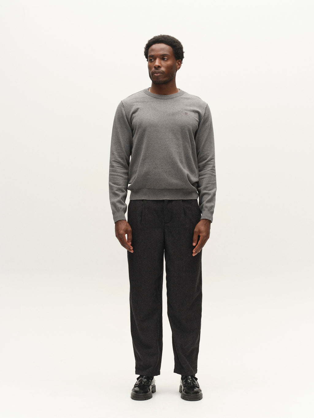 GABfumo Element Spy LS Knit - Grey Mel